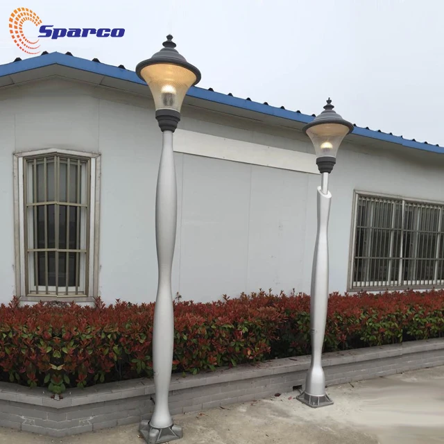 Sparco Aluminum/Stainless Steel/Hot Dip Galvanized Steel Rust Proof Outdoor Light Pole Types Fancy Street Light Pole