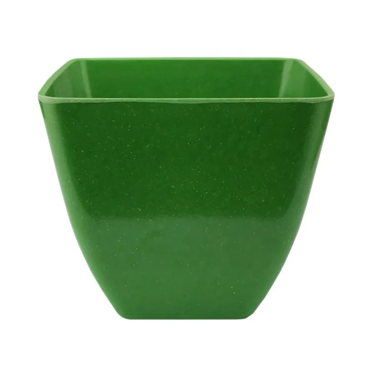 China supplier houseware plant flower pots wholesale ,eco bamboo fiber flower plant pot
