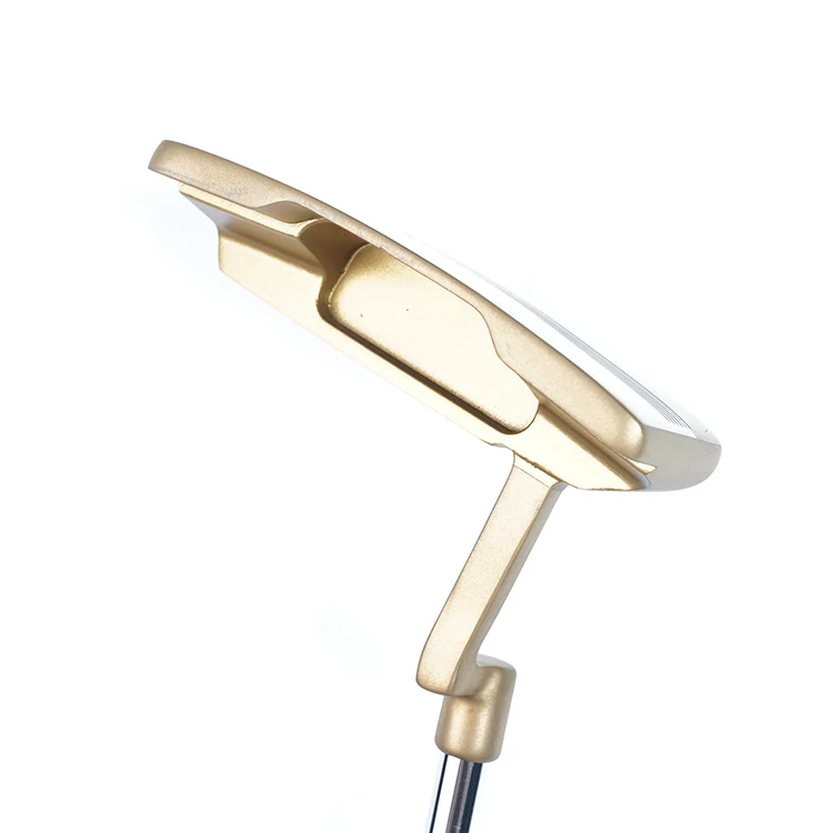Wholesale High performance Gold Cnc Mill Mallet Golf Club Long Putter Head