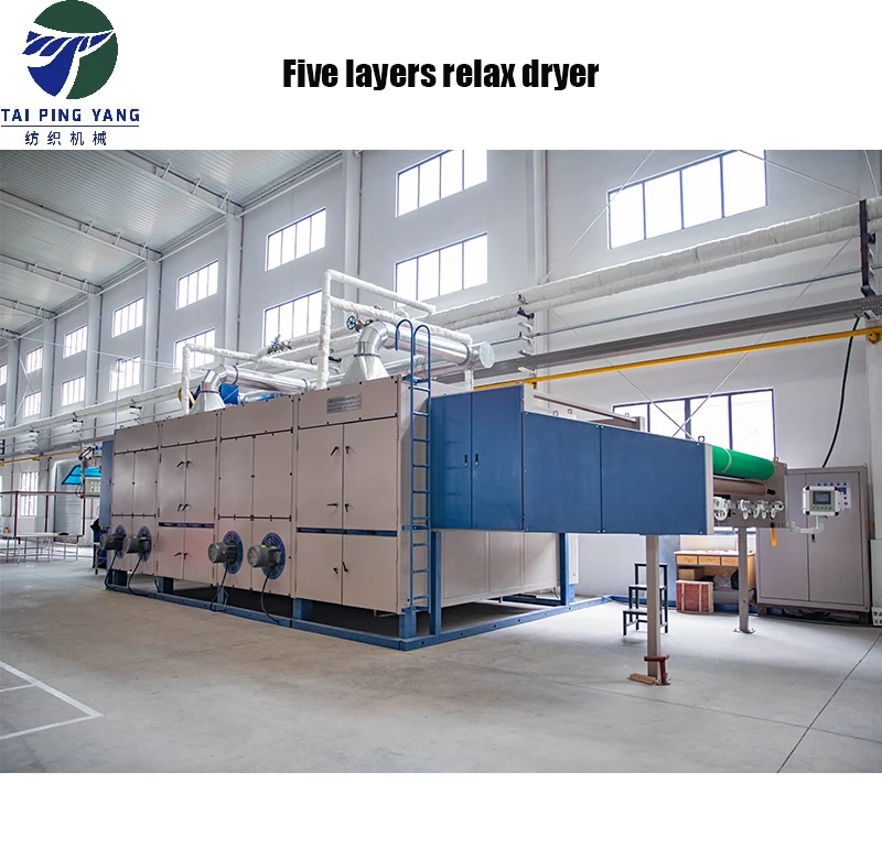 FABRIC TENSIONLESS DRYER FOR CONTINUOUS DRYING PROCESS