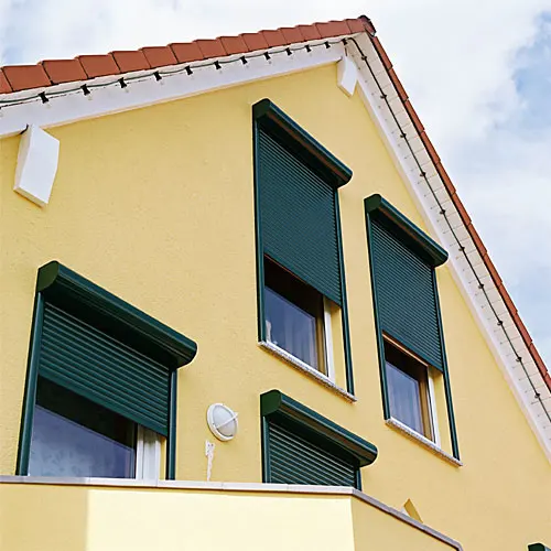 AS2047 TOMA automatic timer mount power coated lamel pvdf aluminum italian outdoor windows doors shutters grill