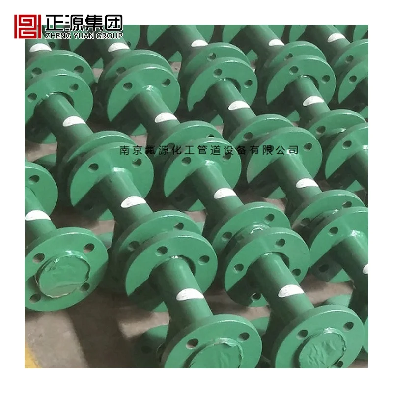 Стальная подкладка PTFE/PFA Антикоррозийная углеродистая сталь пластик PTFE формованная облицованная стальная труба с покрытием