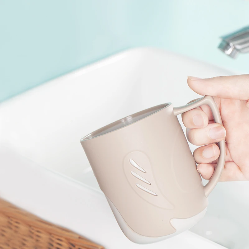 household bathroom tooth brush holder living room plastic cup wash gargle tooth-brushing cup drinking milk gargle cup