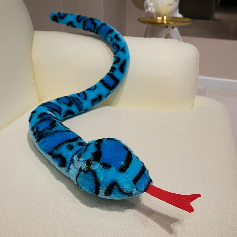 2024 New Year custom 100cm colorful light plush toy snake