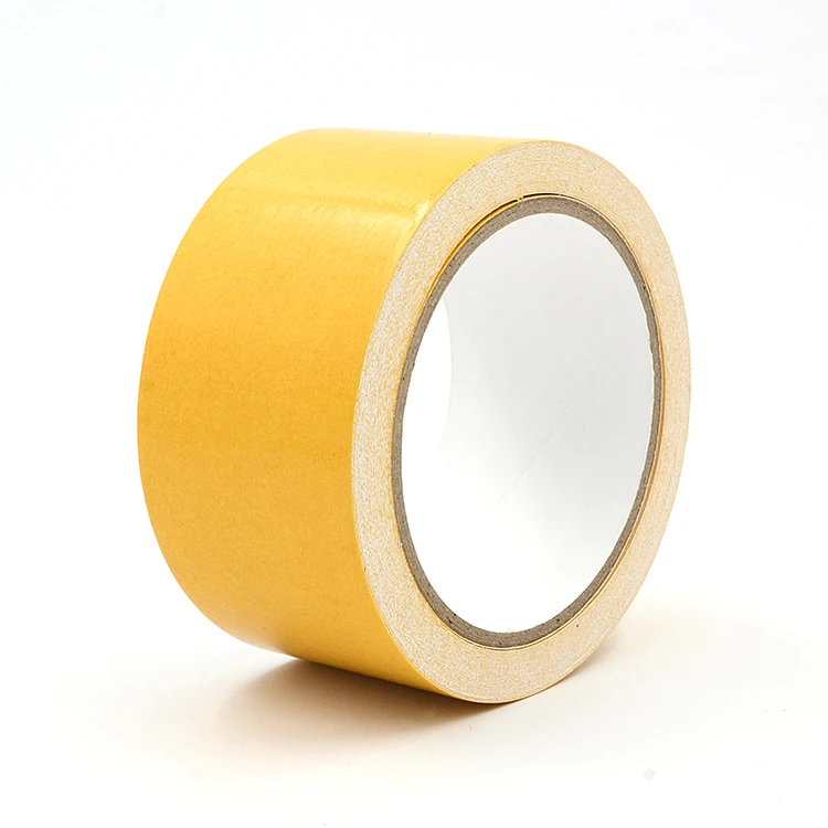 Waterproof Repair Hot Melt Double Sided Adhesive Fabric Yellow Exhibition Cloth Tape