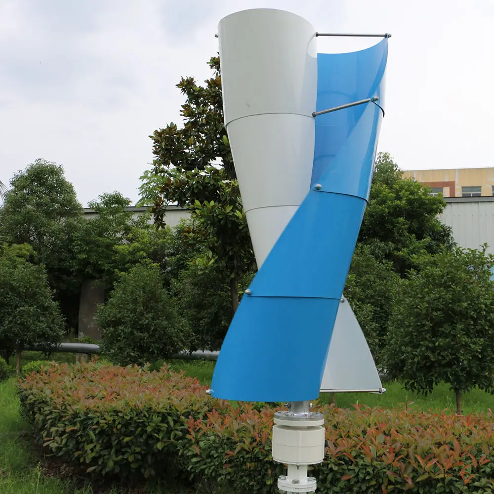 Renewable Energy Wind Turbine With MPPT Smart Controller Vertical Wind Power 1kw 2kw 3kw 5kw Generation System