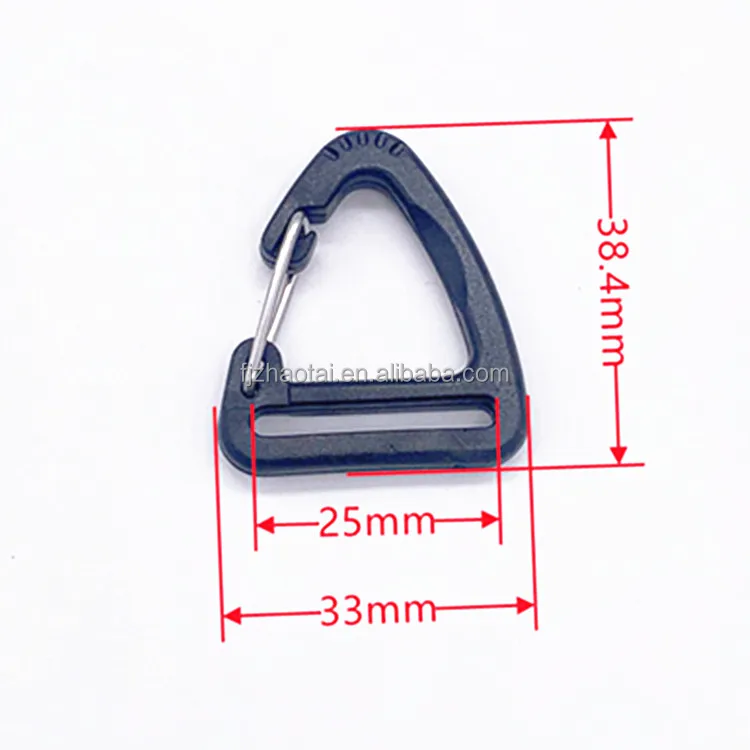 Wholesale POM snap clip hooks carabiner paracord strap hooks rotary swivel snap plastic hook spring