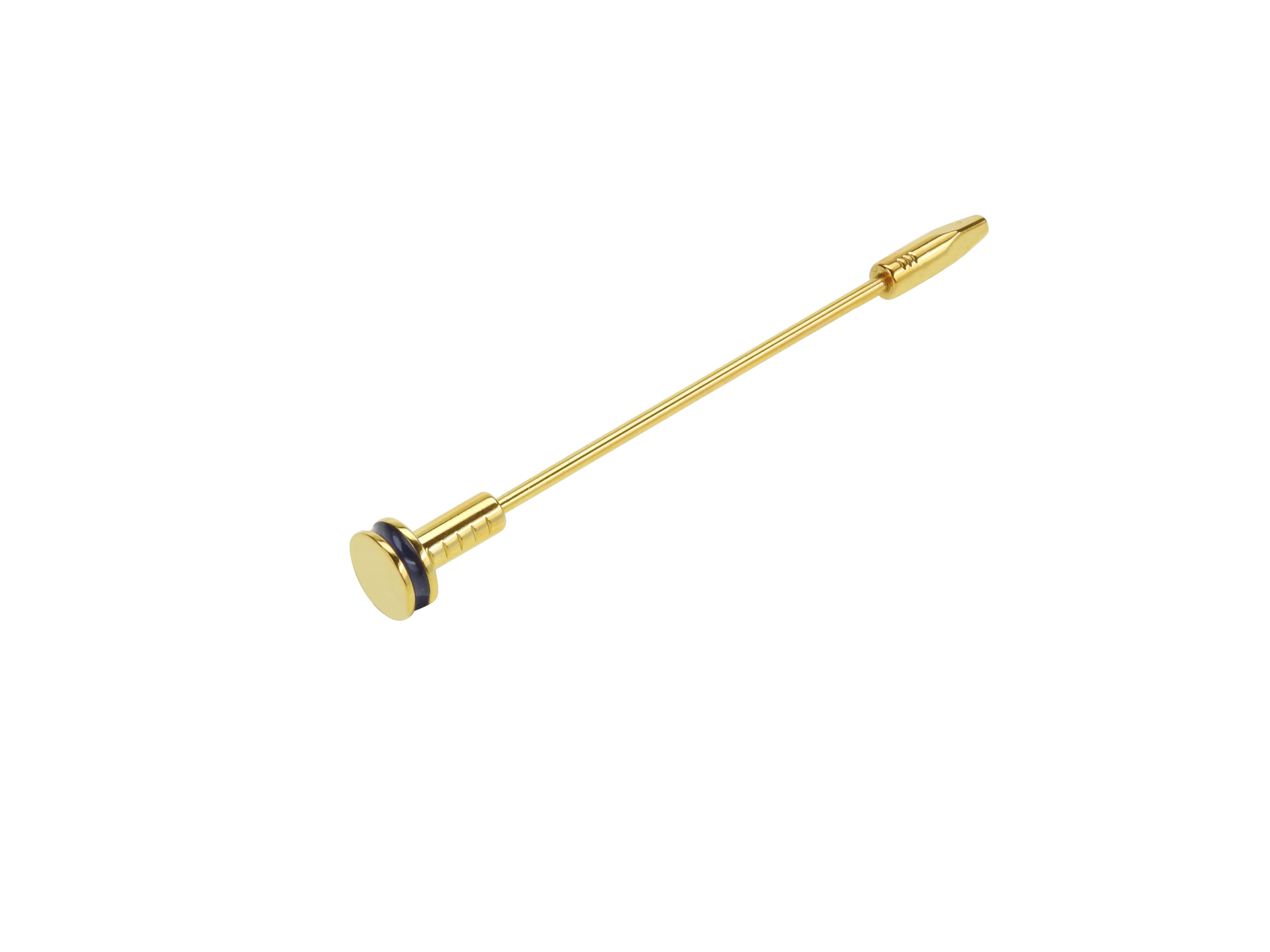 Mens Red Enamel Silver Collar Bar Pin Shirt