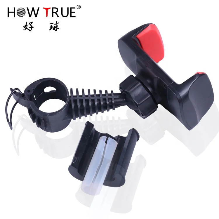 HOW TRUE Hot Selling Golf Mobile Phone Holder Clip Swing Recording Training Aids For Trolley And Car