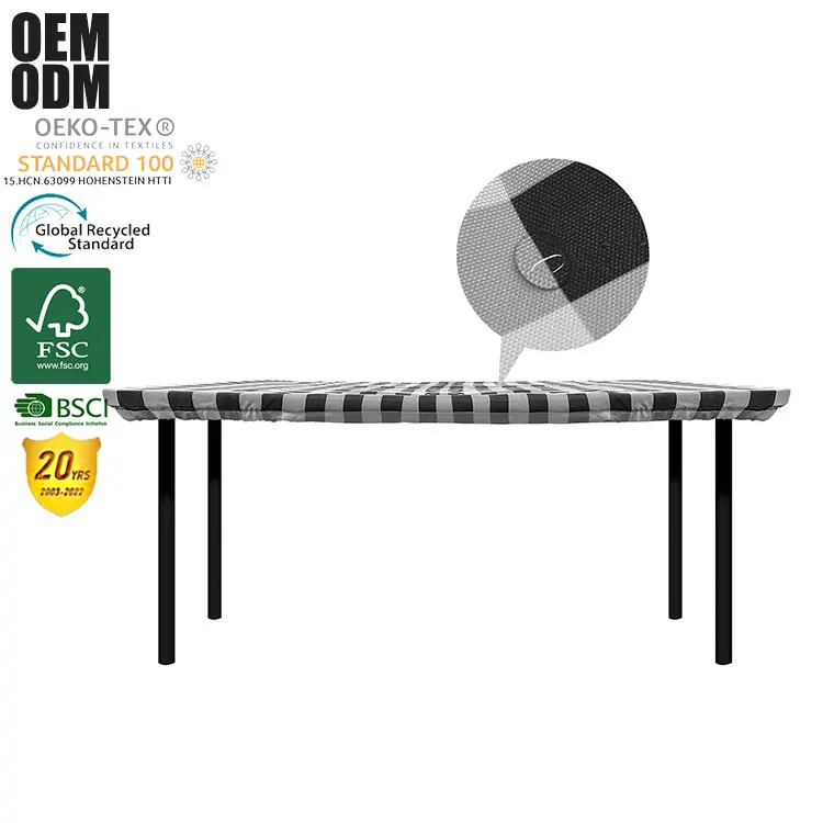 Washable Easy To Clean Plaid Custom Color Rectangular Table Cloth Waterproof Tablecloth Fabric Table Cover For Outdoor Courtyard