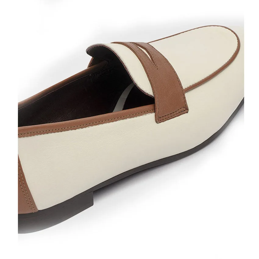 Plus Size Women Low Heel Flats Dress Shoes Pumps Work Leather Loafer
