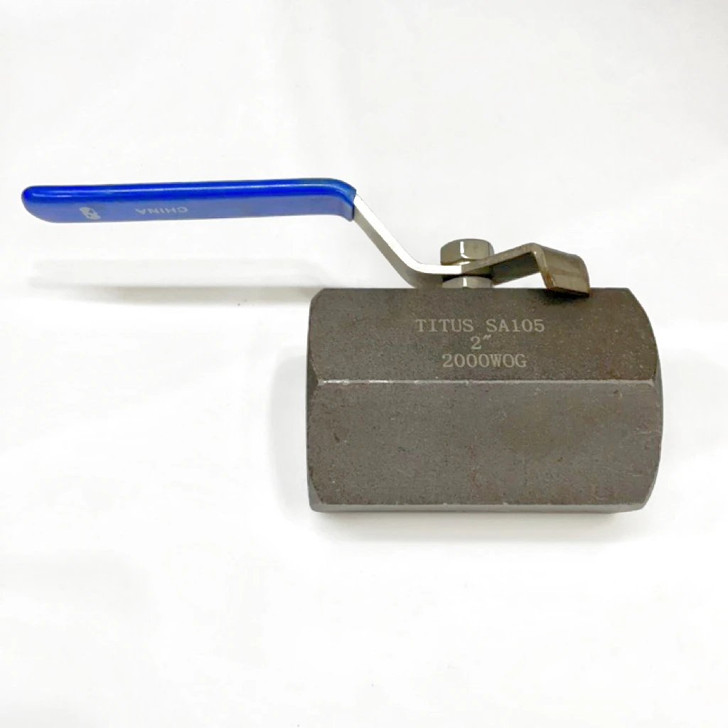 F2017C series forged CS A105 1PC ball valve with 2000PSI