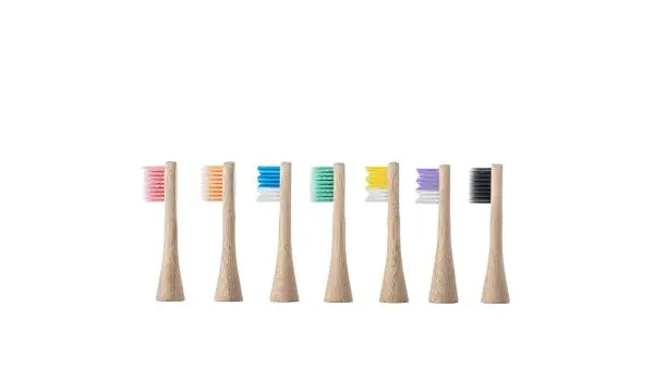 Zero Waste Electric Replaceable Brush Heads Wood Toothbrush Eco-Friendly Natural 360 degrees Cleaning Bamboo Toothbrush
