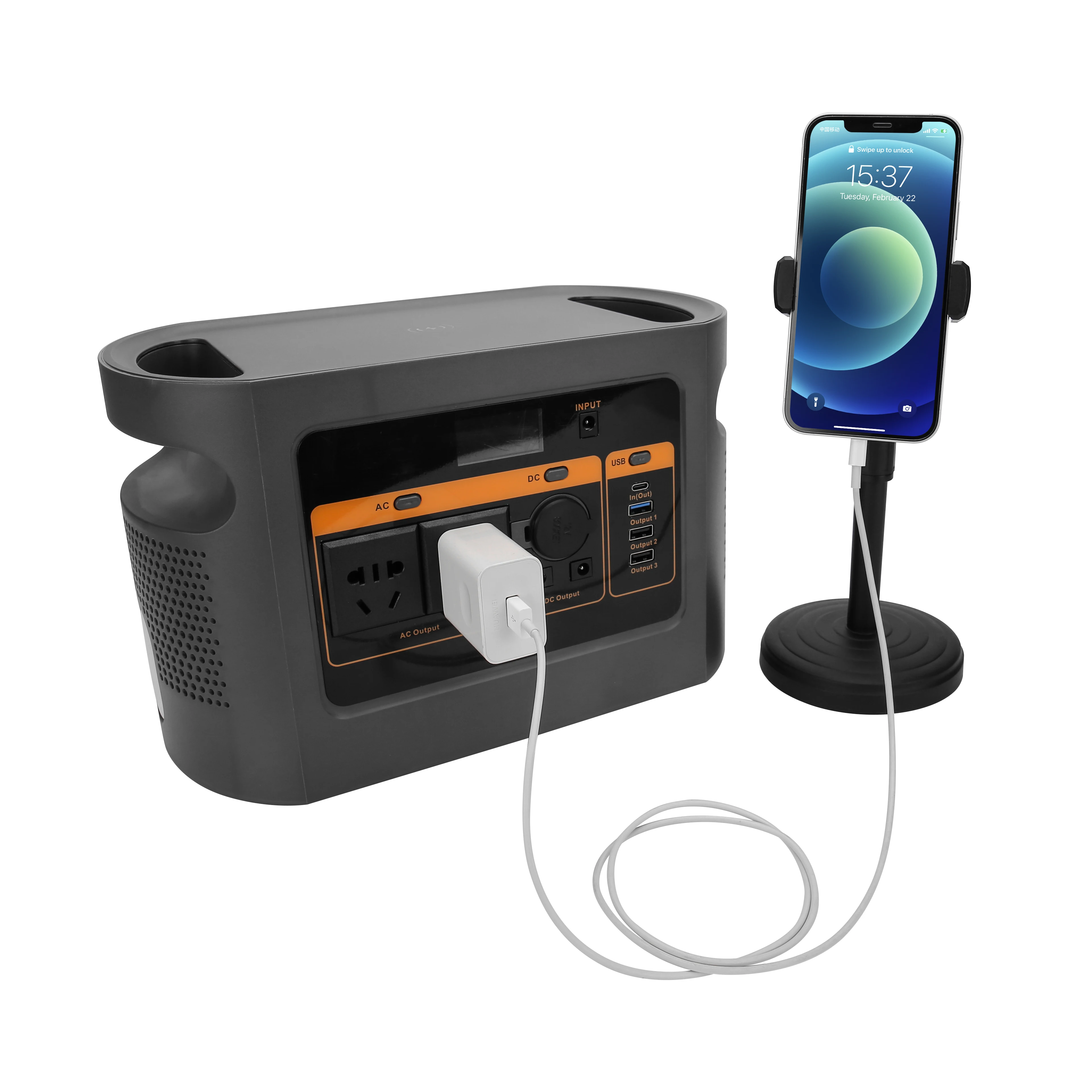 1000w 1200w high-power portable energy storage 110v 220v emergency power supply 1026Wh portable power station for outdoor