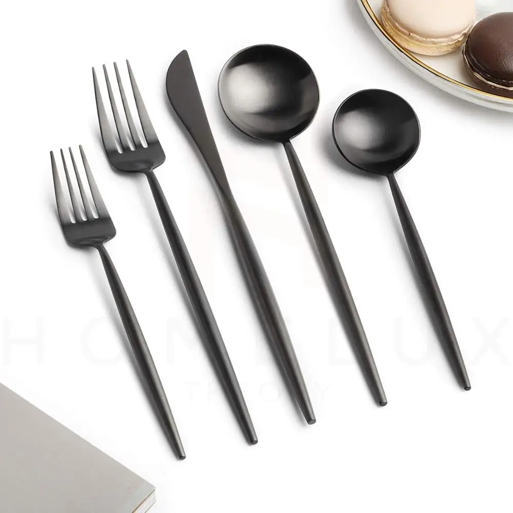 Hot sale factory direct wedding cutlery stainless steel cutlery set gold