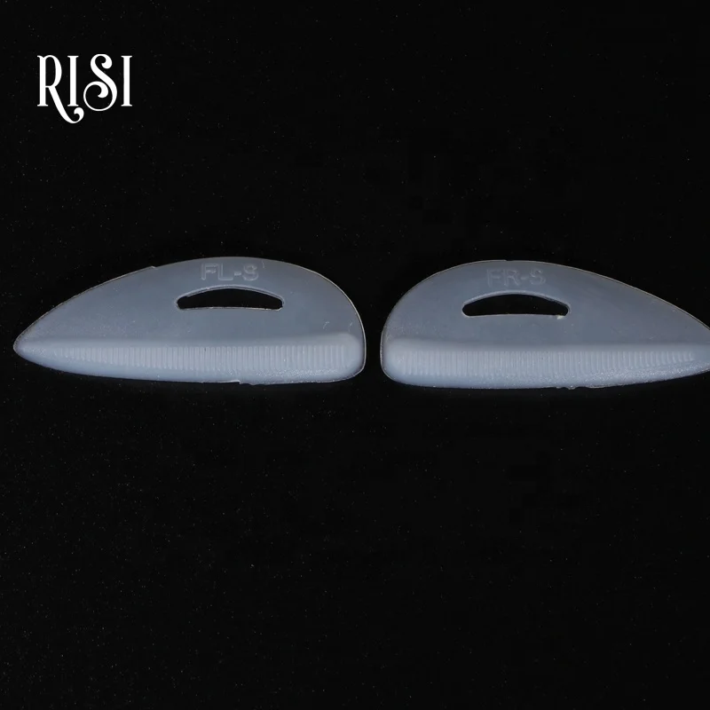 RISI Wholesale Price Lash Lift Shield Silicone Lash Lifting Rod 5 Size/Bag Transparent Eyelash Perming Pads Lash Lifting Tool