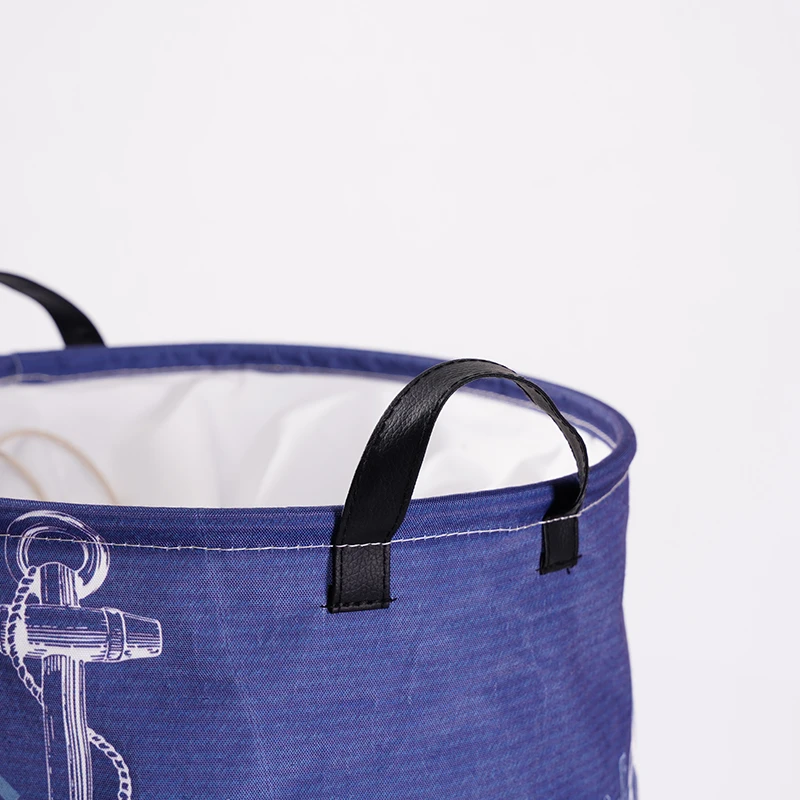 Hot Sale Folding Laundry Hamper Storage Basket Organizer Canvas Dirty Clothes Basket