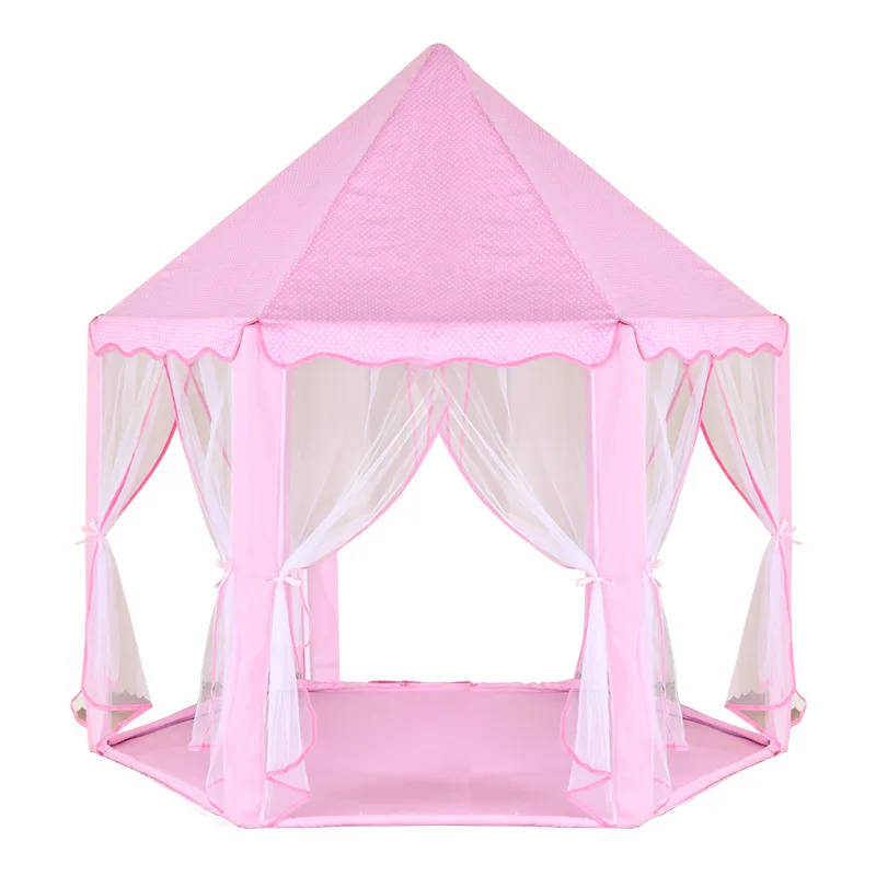Outdoor Indoor Portable Folding Princess Castle Tent Kids Children Funny Play Fairy House Kids Play Tent