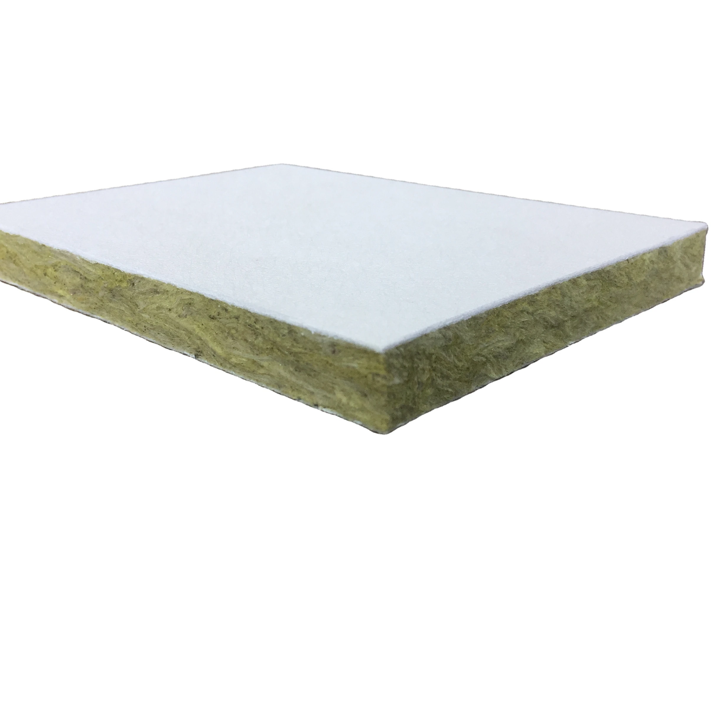 NRC 0.85 15mm Rock wool acoustic ceiling tiles 600x600 for hospital
