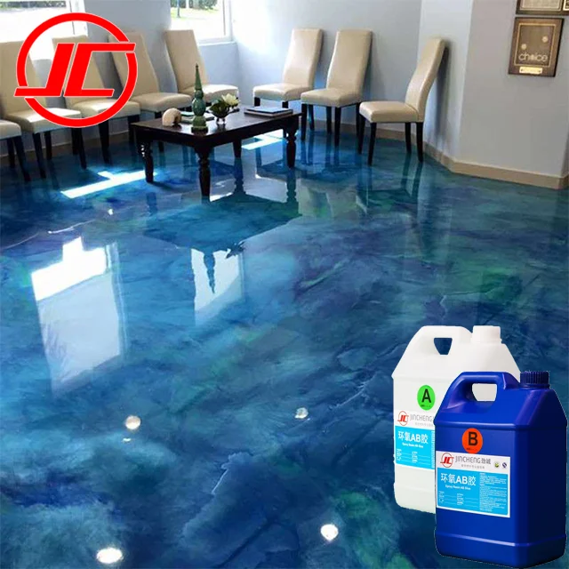Waterproof Anti-slip Epoxy Resin 3D Floor Paint for Home Floor Decoration
