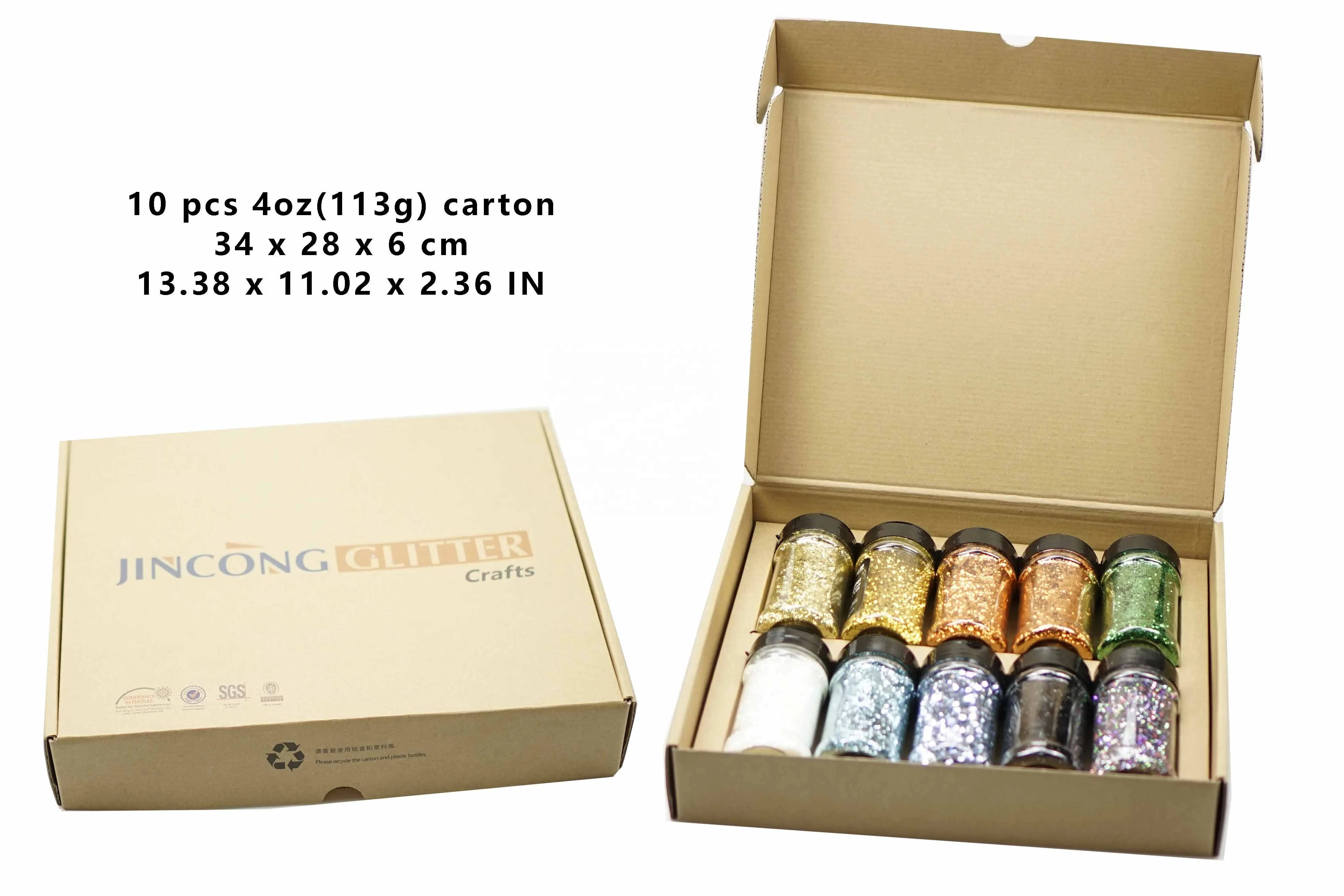 
Supplies Wholesale Bulk Decorations Crafts for Glitter Powder Set Jars 