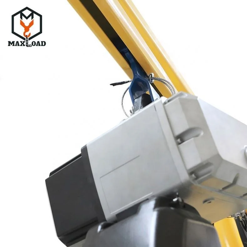 CE SGS 1000kg JIB Crane Emergency Stop System Included Indoor Electric Cantilever JIB Folding Crane Articulated Crane