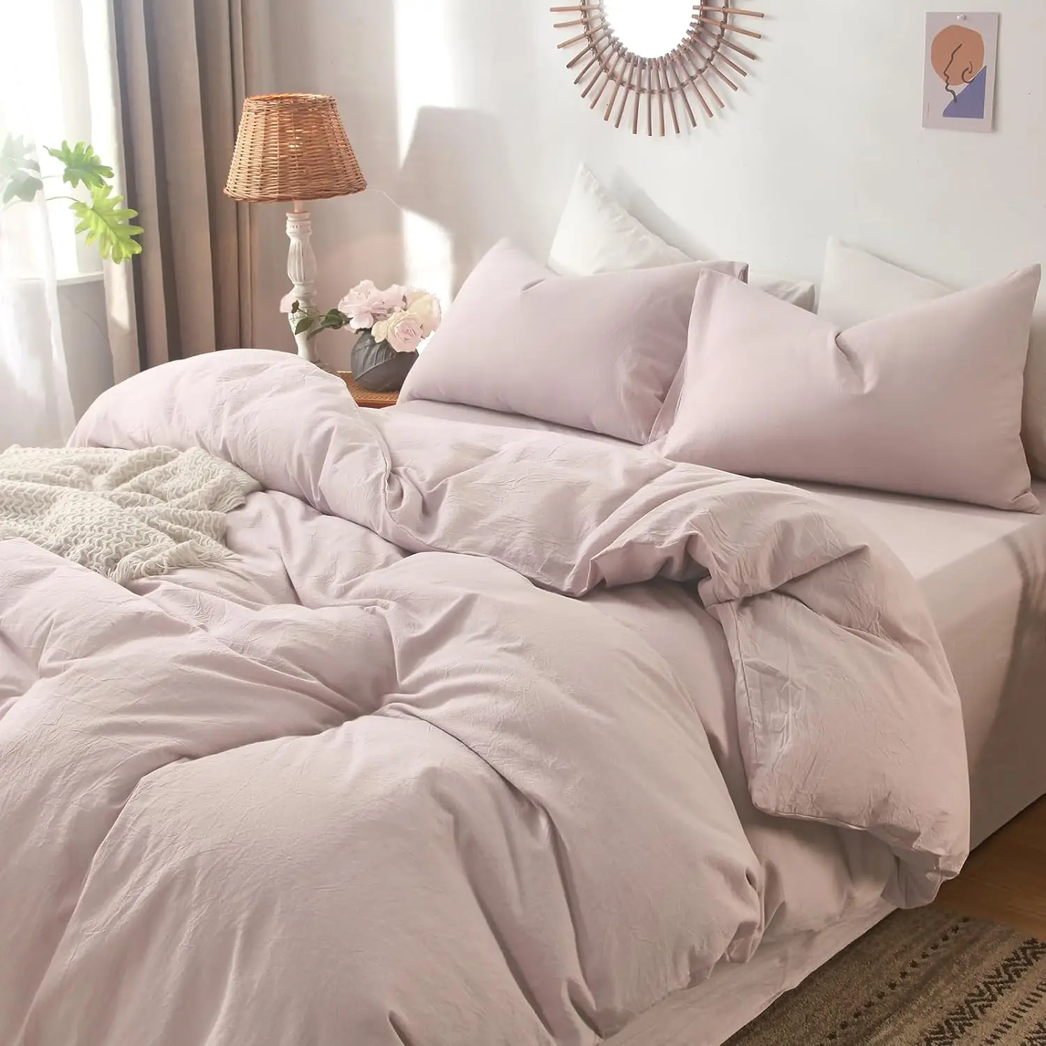 Custom Wholesale Embroidered Hotel Linens 100% Cotton Duvet Cover and Flat Sheet Set Satin Pattern Bedding