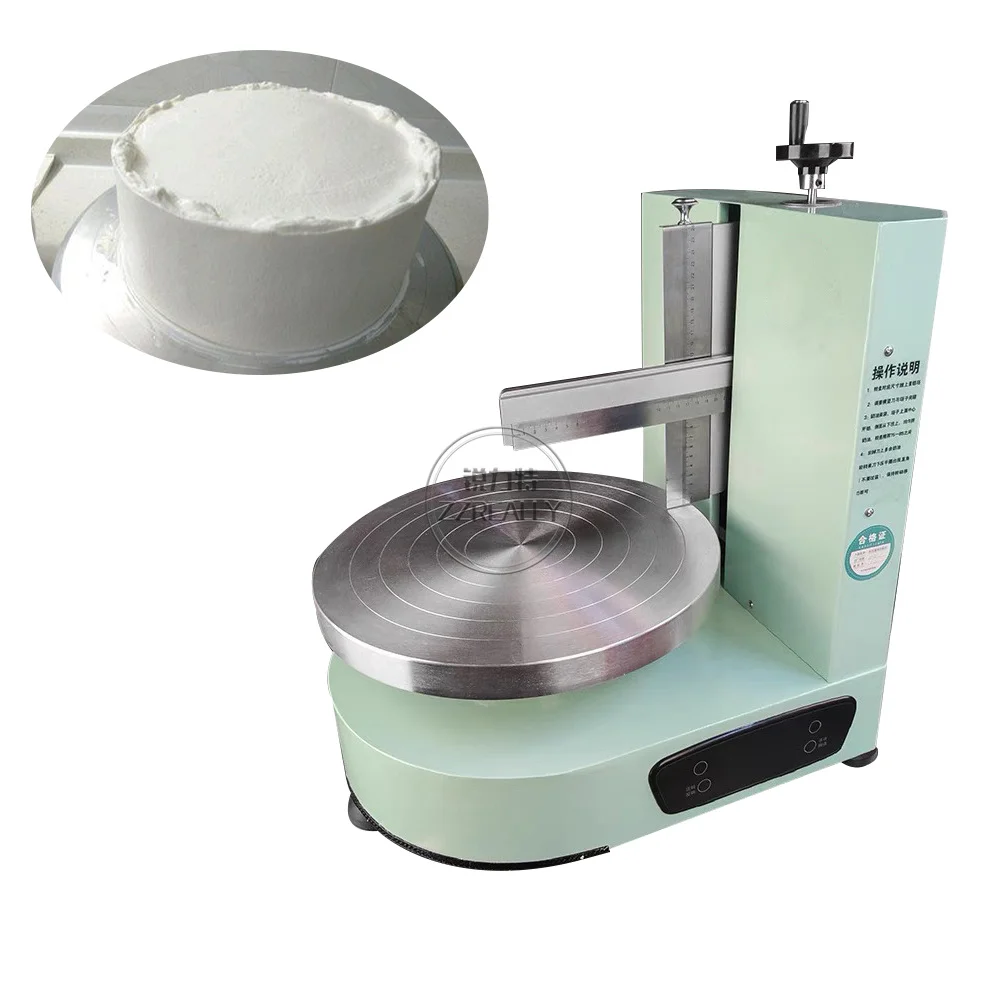 Commercial Round Cake Decorating Machine Cake Bread Cream Smearing Spreading Machine Easy to Operate