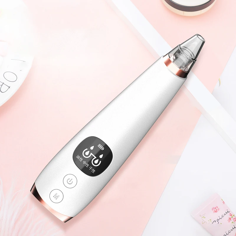 Biumart Hot Sale Black Head Remover Upgraded Strong Vacuum Suction Facial Comedo Acne Remover Extractor Tool Kit