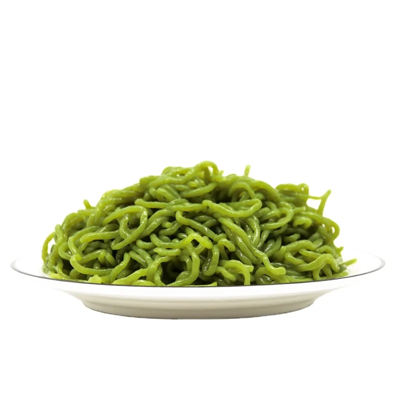 Customized  Food Konjac Spinach Flavors Shirataki Noodles Konjac Noodles