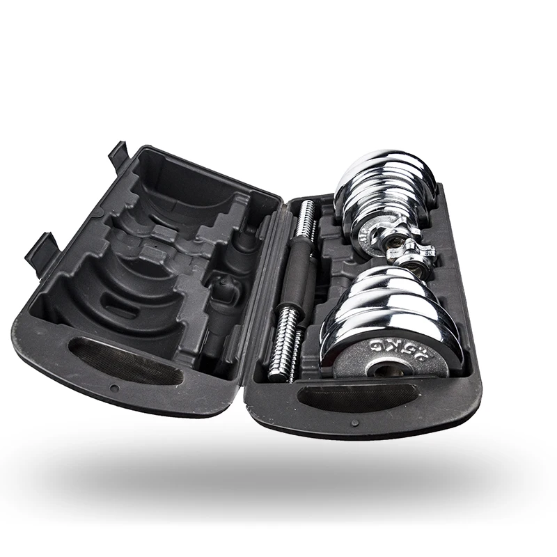 20kg 40kg Chrome dumble set for gym Set Item and 50kg Weight