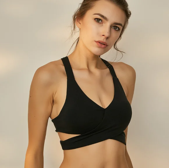 
2020 New style sport vest bra, custom wholesale pocket sports bra@ 