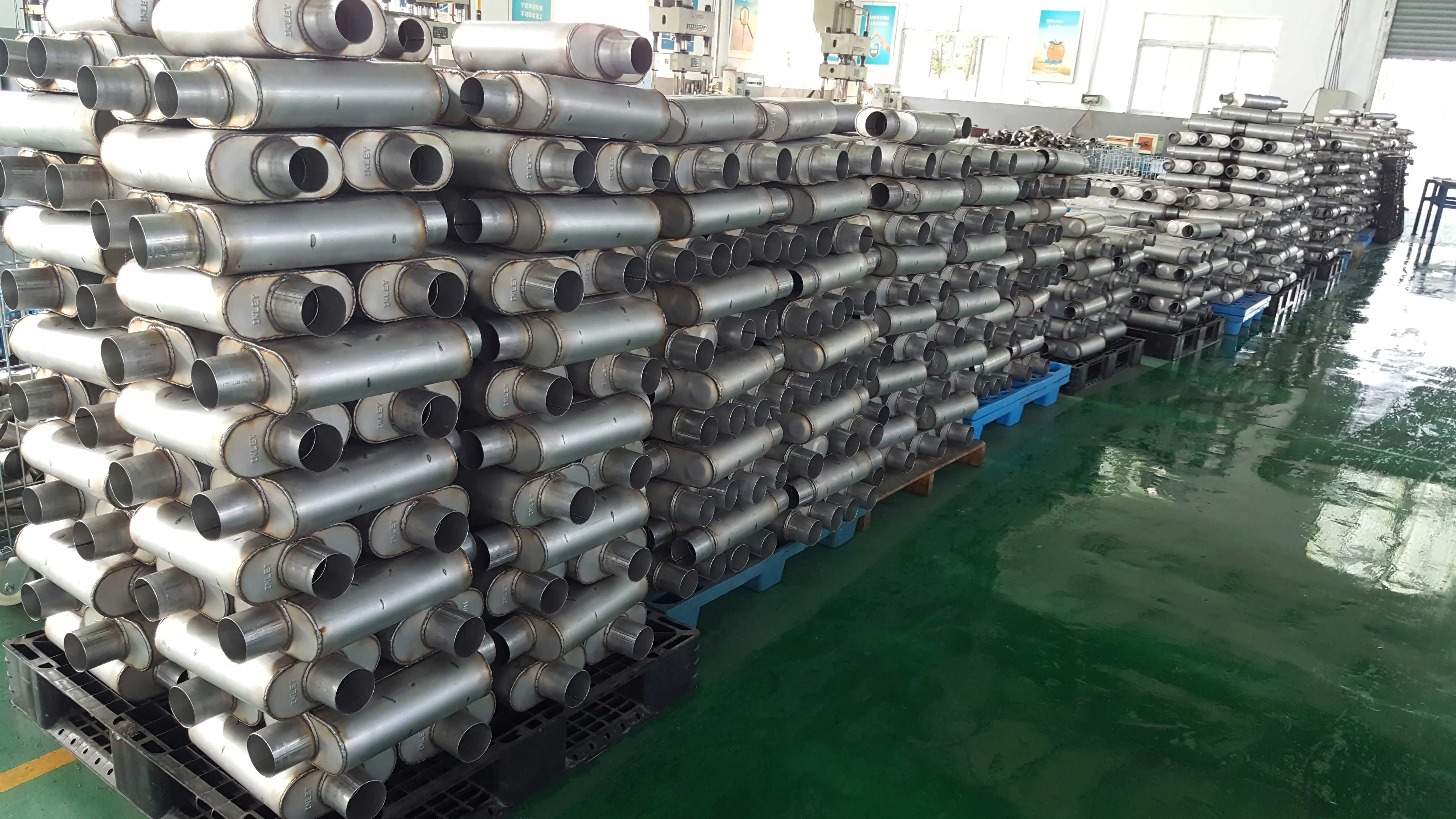 304 stainless steel exhaust muffler exhaust flexible pipe exhaust pipe