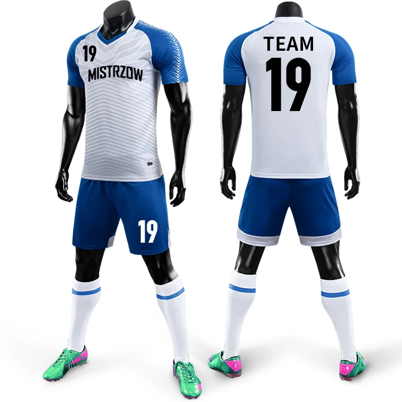 Factory Direct Selling Light Weight Sportswear and Shorts Soccer Football Jersey For Men