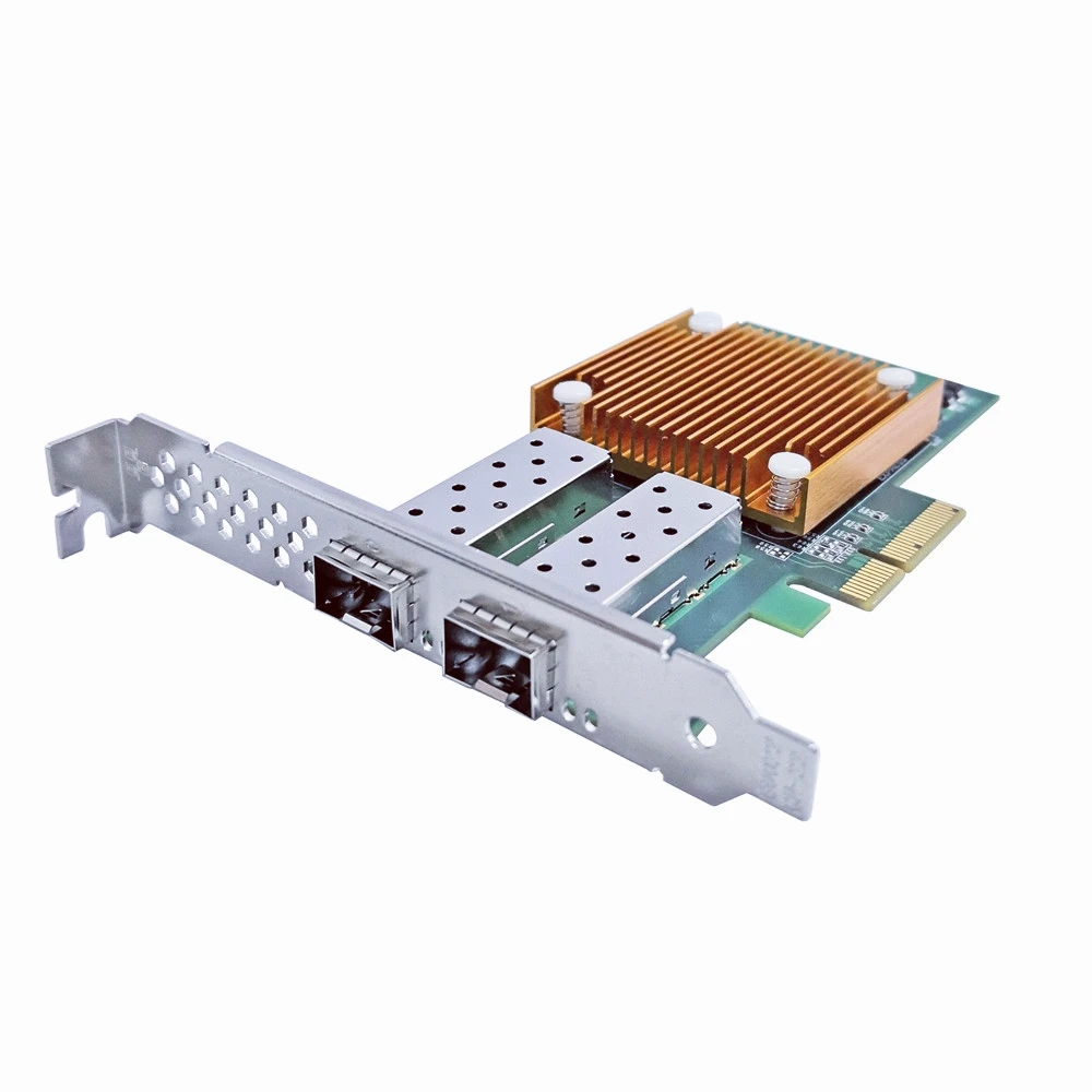 SFP IEEE Gigabit Dual Optical Port Server Adapter FF-902E-V3.5 with G350AM2 chip developed by GRT