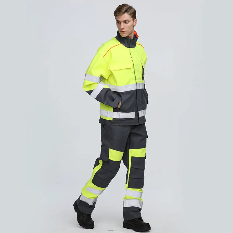 customize fireproof mining protective clothing work jacket welding suit workwear flame resistant clothing