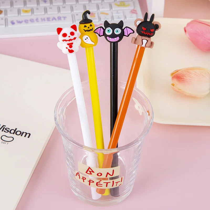 Creative Halloween Bat Ghost Cartoon Neutral Pen Water Pen Halloween Gift Stationery