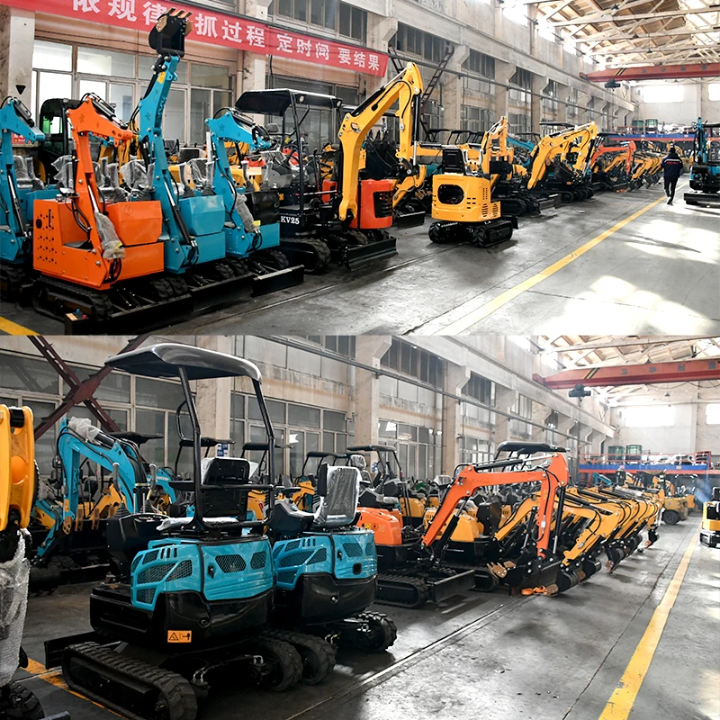 Chinesesmall excavator machine FREE SHIPPING! 3.5 ton mini excavator 1 ton 2 ton Kubota Engine digger excavator mini pelle