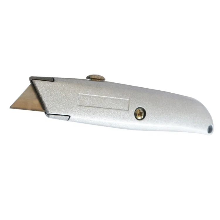 fixed free sample safety retractable box cutter knife