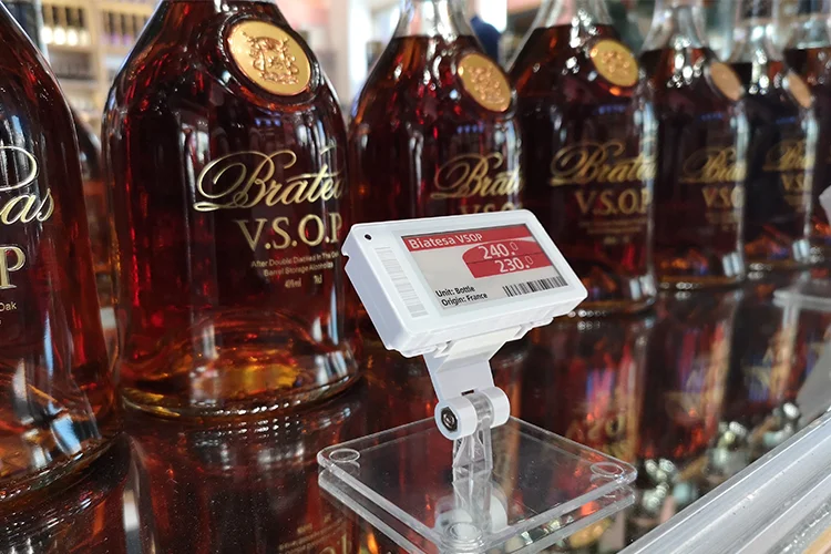 2.13 inch BLE 5.0 esl digital price tag electronic shelf label wifi bluetooth NFC multi-language