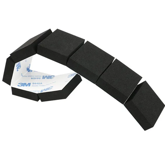 Customized Die Cutting Free samples high density foam sheets self adhesive gasket adhesive eva foam pad