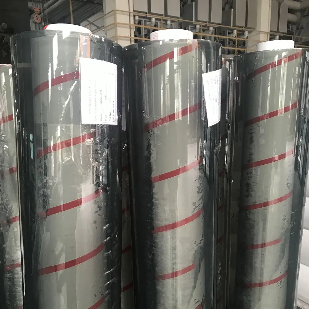 Super Clear Soft PVC Film Plastic Sheet Moisture-Proof for Bedding and Textile Packaging