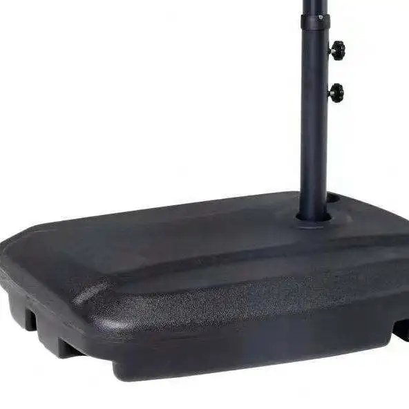 Hot sales outdoor umbrella parts Plastic/iron/marble super heavy parasol base