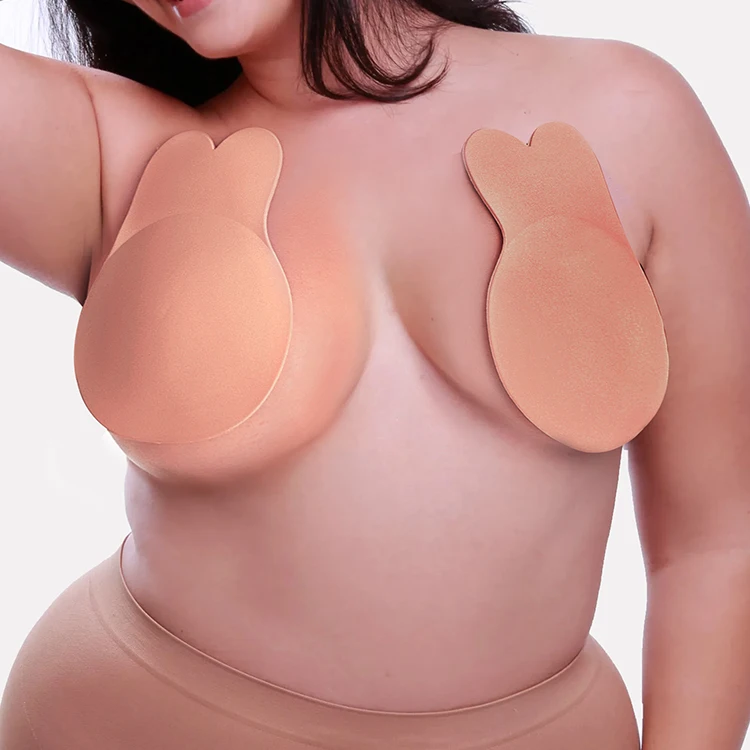 Breathable Sticky Bralette Bunny Bra Sport Bra Push up Seamless Women Manufacture Adults Strapless SGS XL XXL Adhesive Plus Size