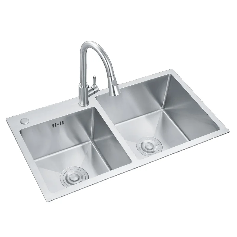 Smart Kitchen Sink Factory Price High-quality Handmade 360 degrees Faucet Kitchen Sink With Intelligent Flip Cover sink