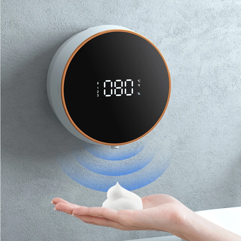 Wall-Mounted Smart Infrared Touchless Infrared Induction Automatic Foam Soap Dispenser For Bathroom