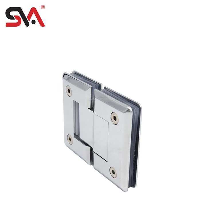 SVA-213A Bathroom Hotel Office Sliding Glass Door Connector 180 Degree Brass PC BN SB MB Frameless Shower Door Hinge