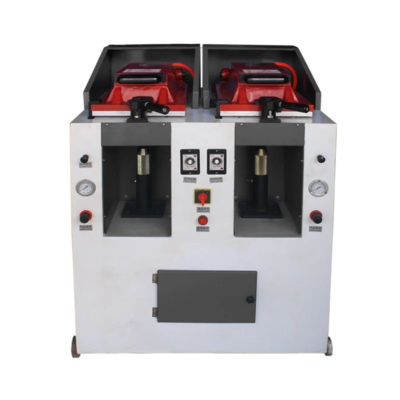 JY-811 Pneumatic manual double head type air bag rubber sole press attaching machine