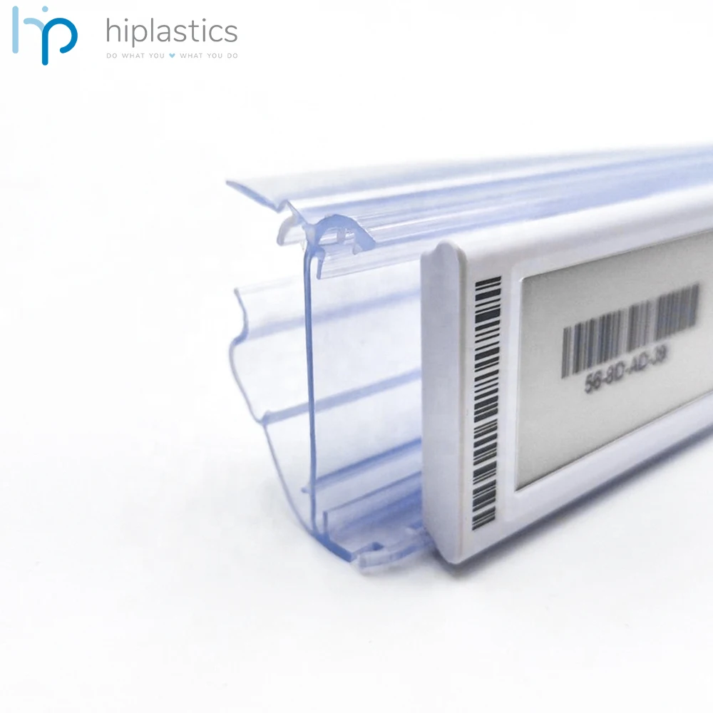 Hiplastics ABINC50 прозрачный пластиковый электронный Инжекционный производитель держатель ценовой этикетки для розничной торговли