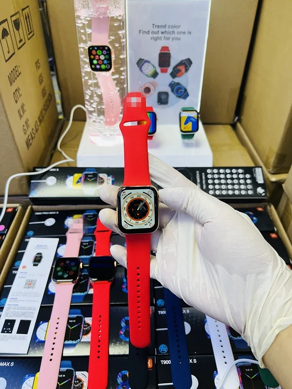2022 best clone series 8 smart watch T900 PRO MAX S Reloj Sport  for girls waterproof series 8 smart watch
